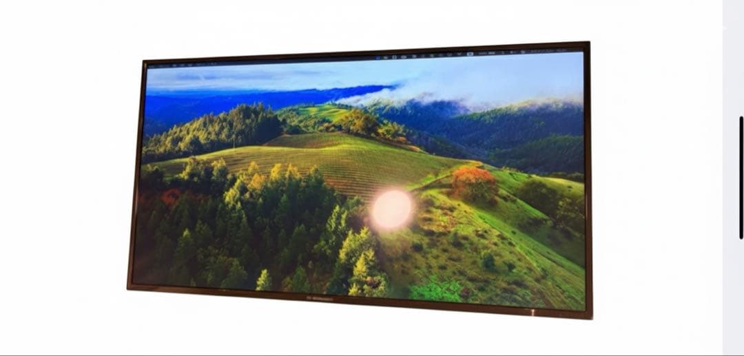 55インチ　JAPANNEXT 4K HDR IPS液晶モニター ※スタンドなし