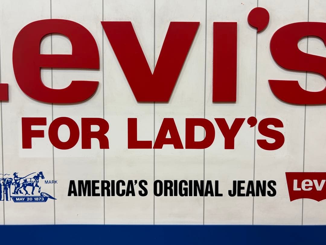 Levi's サインボード　看板