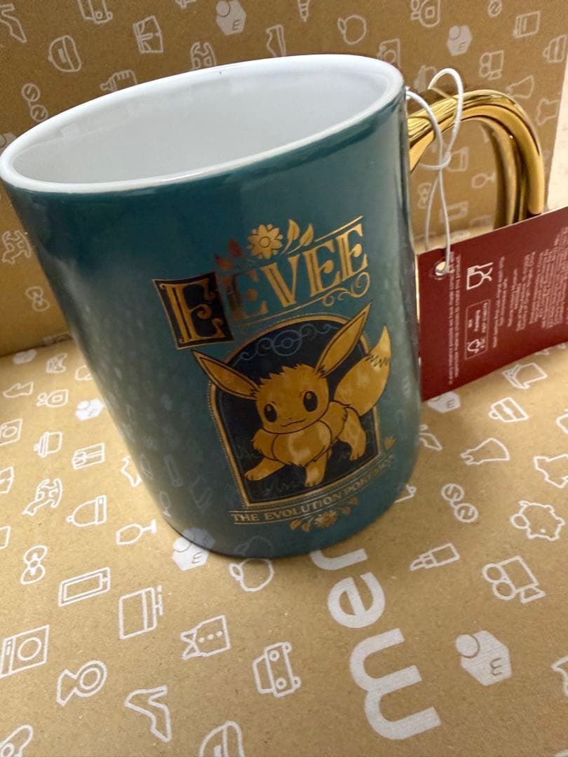 【最安値:ロンドン自然史博物館限定品】イーブイ 陶器製マグカップ