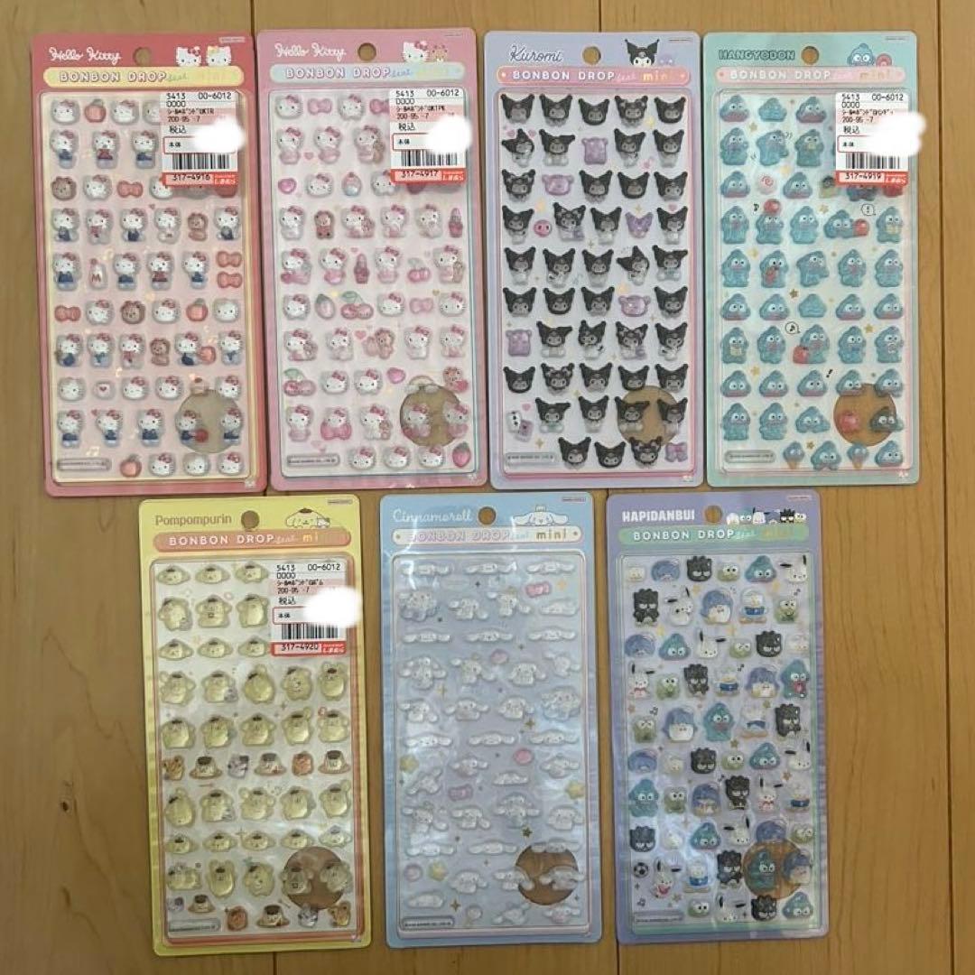 すべて国内正規品　サンリオシール　まとめ売り