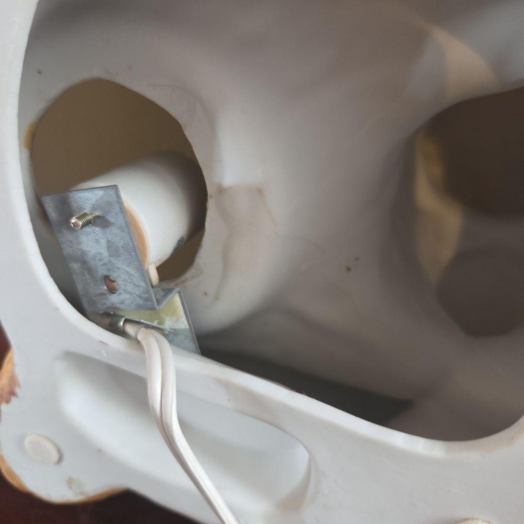 ヴィンテージ 陶器製 ティディベア テーブルランプ