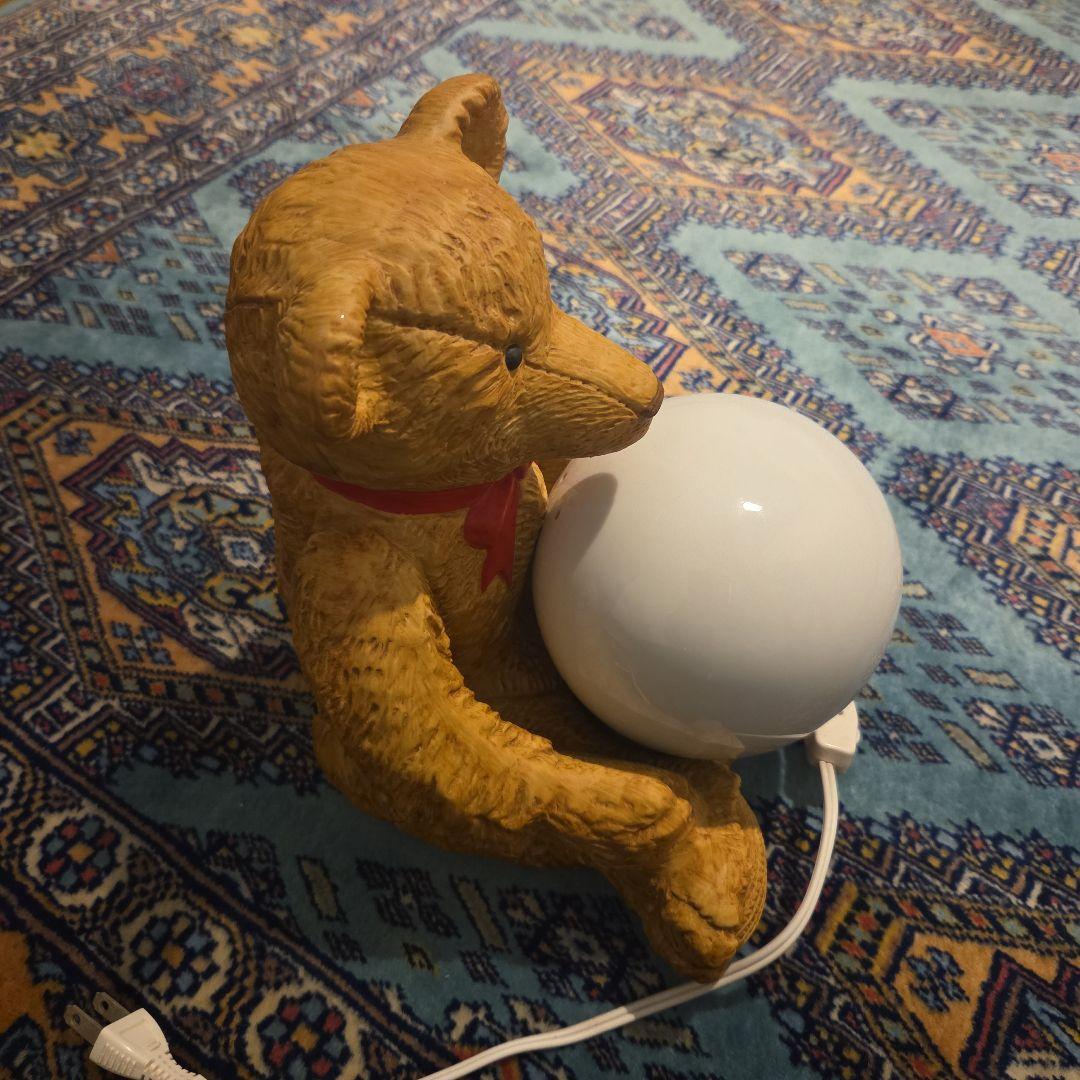 ヴィンテージ 陶器製 ティディベア テーブルランプ