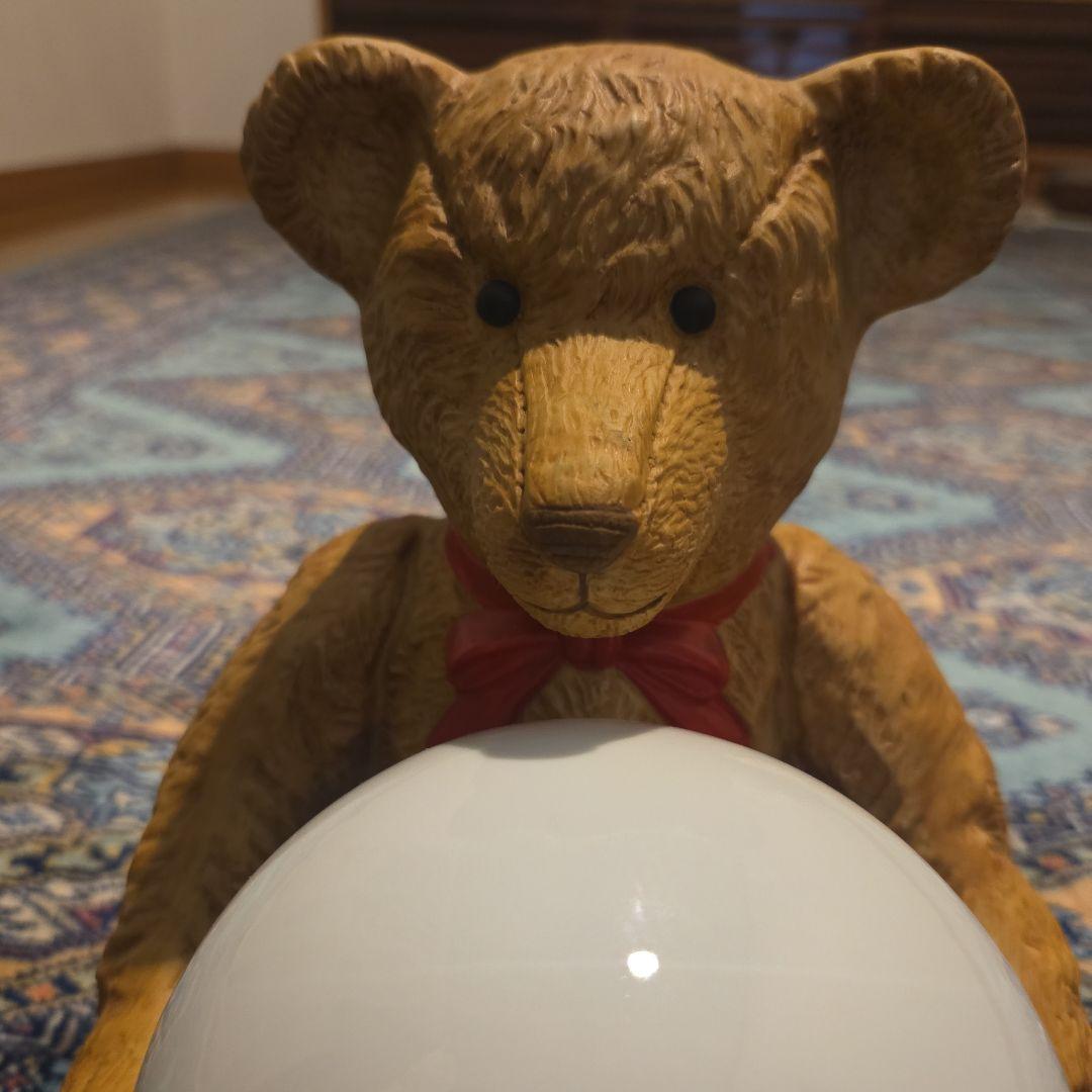 ヴィンテージ 陶器製 ティディベア テーブルランプ