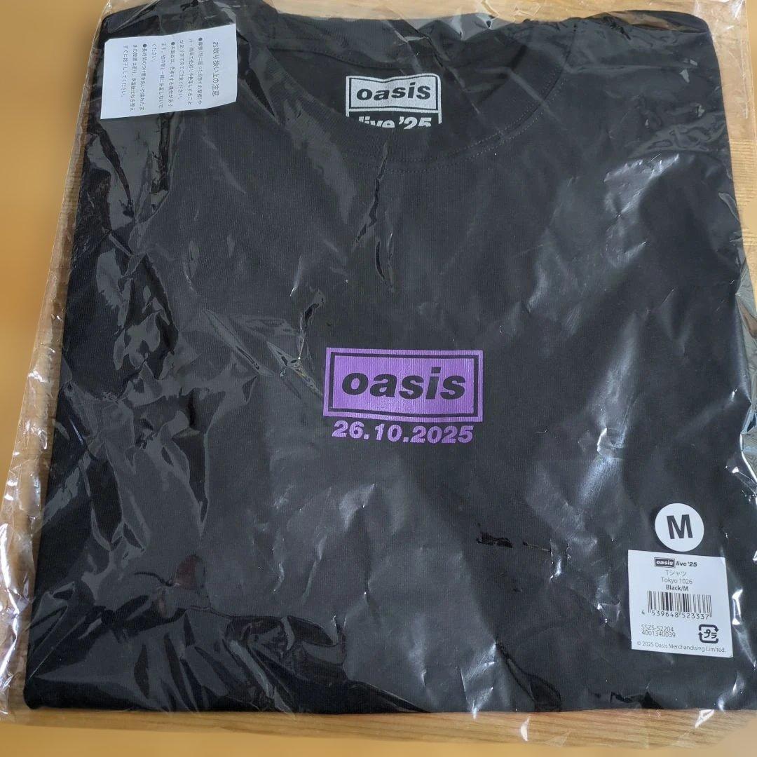新品未使用　オアシスLIVE　2025.10.26　日本記念Tシャツ　oasis