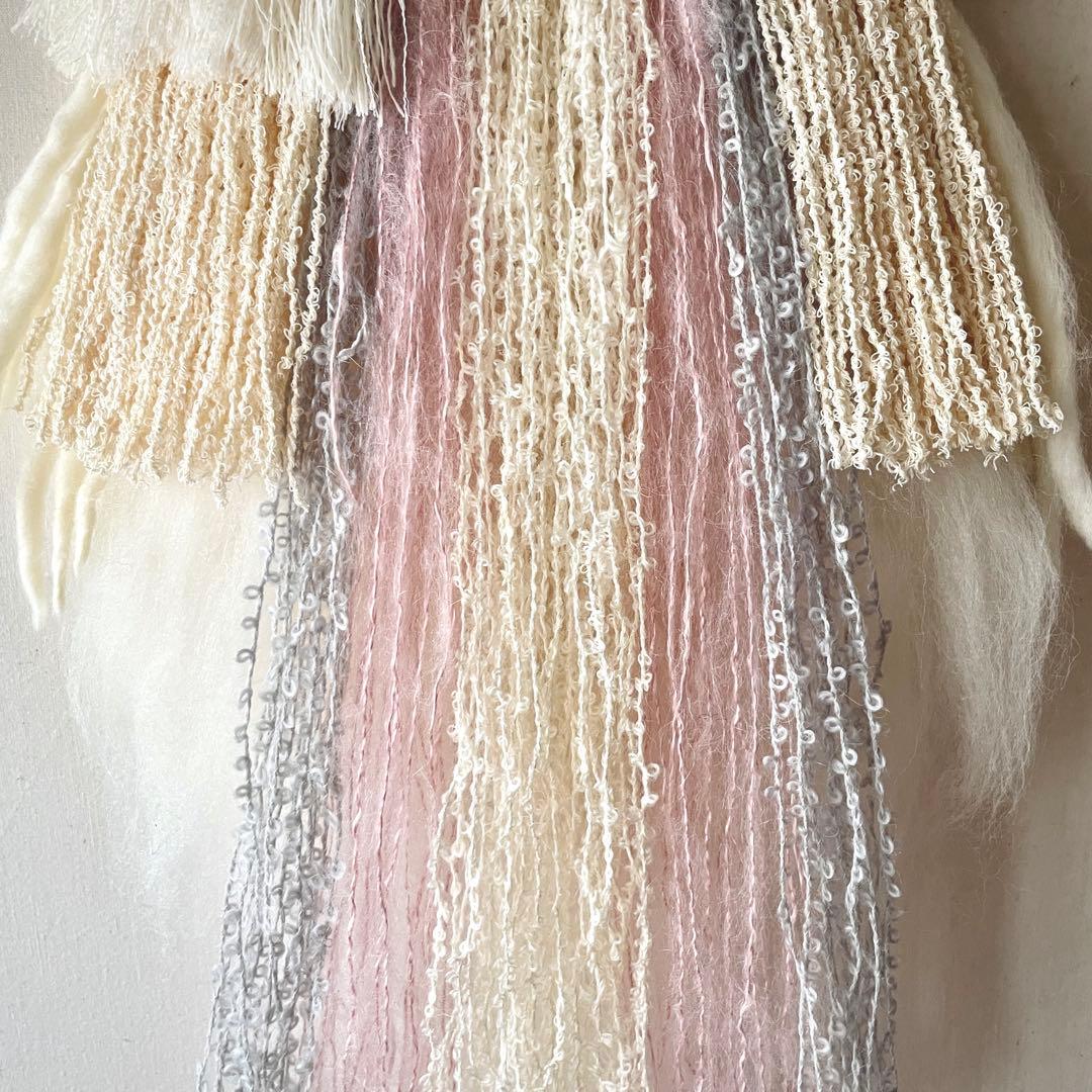 【１点もの】 流木 ウィービング タペストリー 『やさしい気持ち。f.』