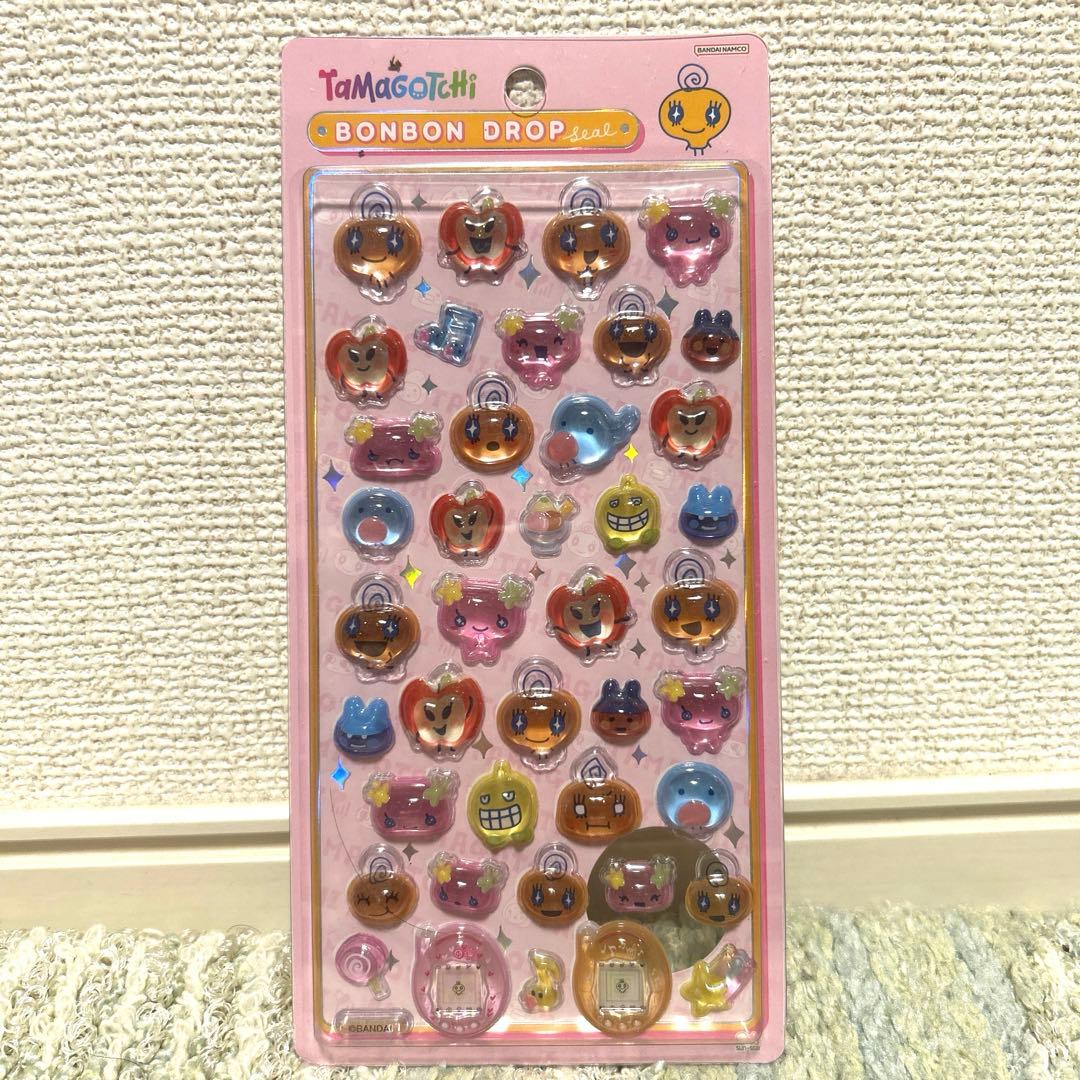 【国内正規品】たまごっち ボンボンドロップシール 4枚セット　サンスター　本物