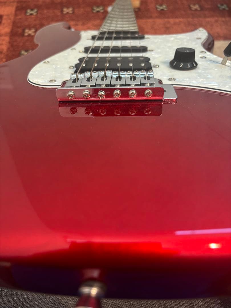 Elioth レッド エレキギター ギターケース付