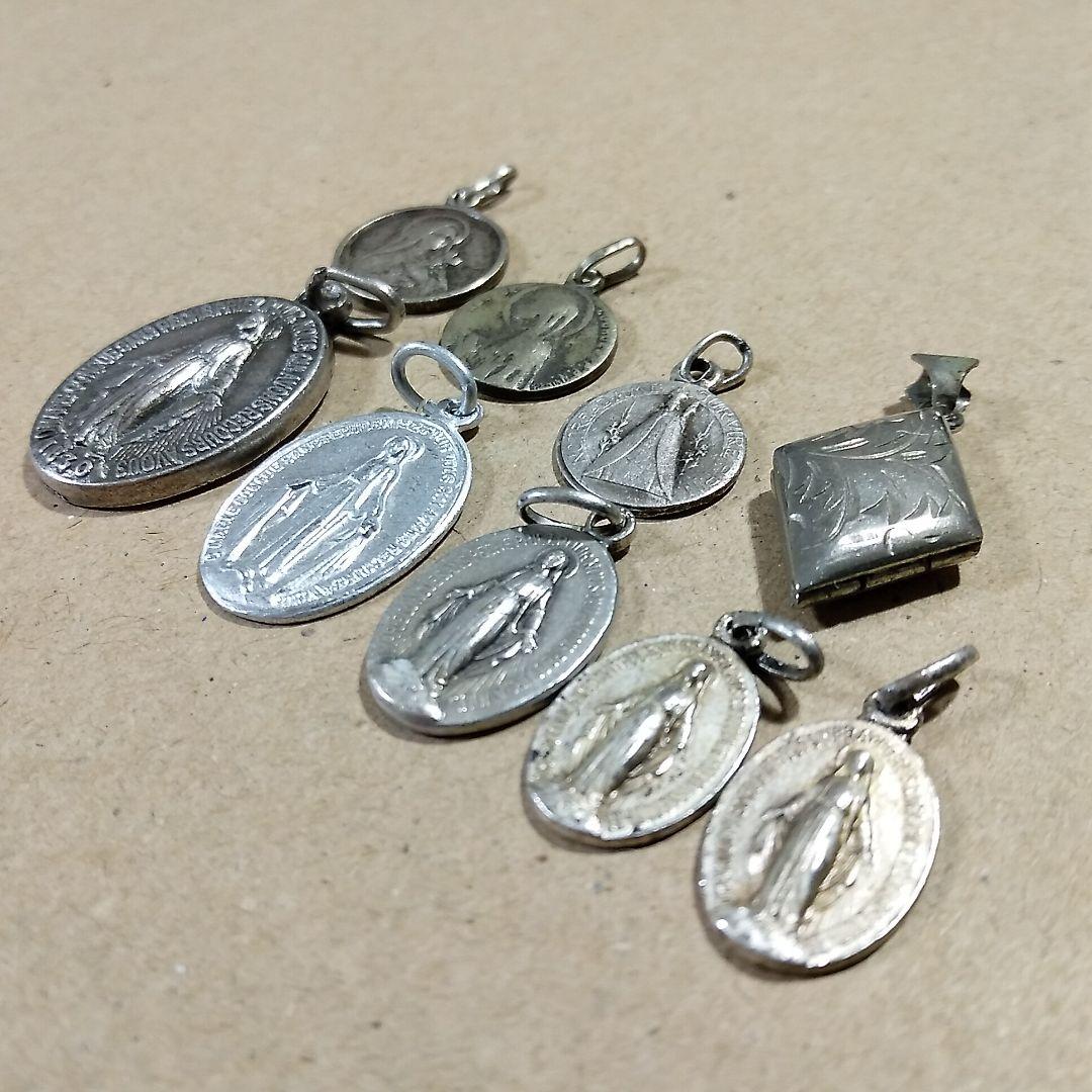 メダイ ロケットペンダント ネックレス ペンダント マリア 聖母 9個まとめて