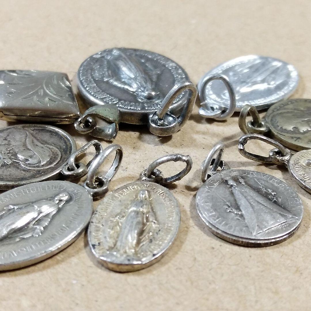 メダイ ロケットペンダント ネックレス ペンダント マリア 聖母 9個まとめて