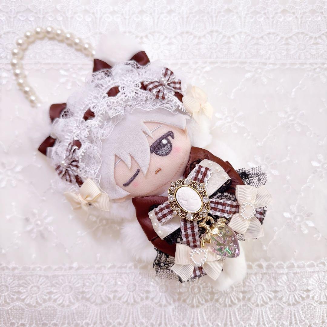 ガナッシュ　ベリー　いつぬい　ぬい服　着ぐるみ　ねこ　クリーム　白　あんスタ