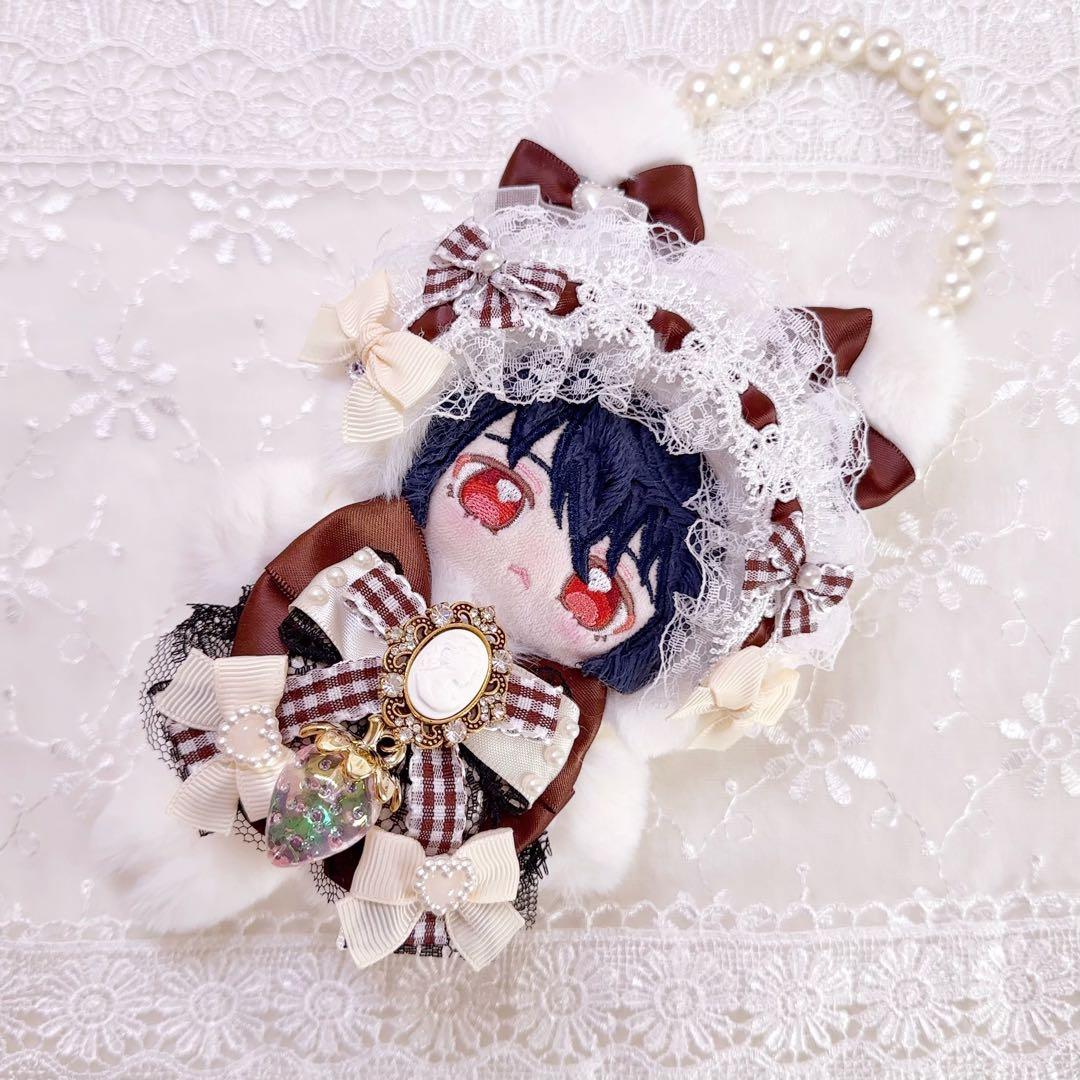 ガナッシュ　ベリー　いつぬい　ぬい服　着ぐるみ　ねこ　クリーム　白　あんスタ