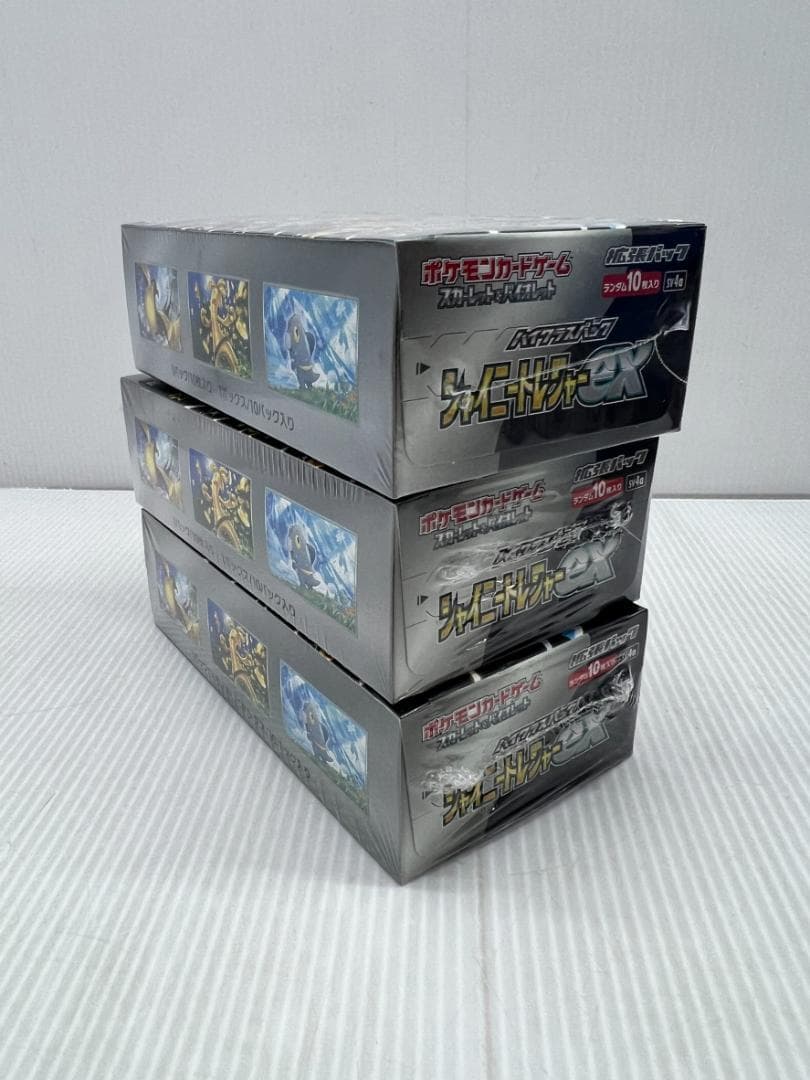 シャイニートレジャーex BOX シュリンク付き 未開封 3BOX
