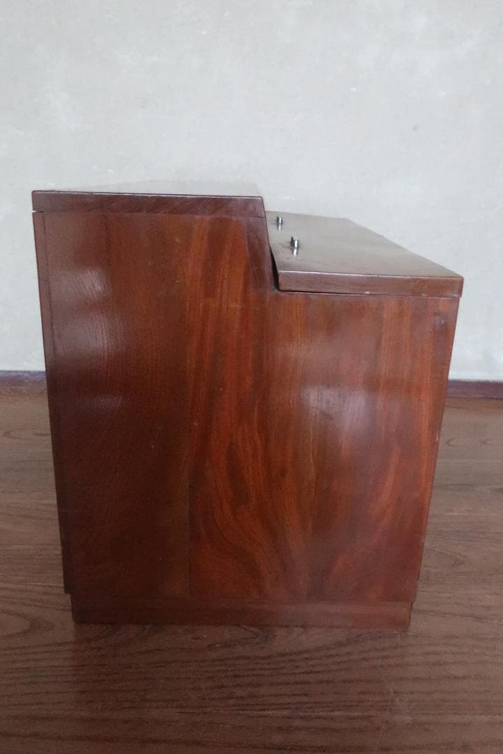 アンテーク　特注　堅木製　掛け軸保管箱　昭和３０年代