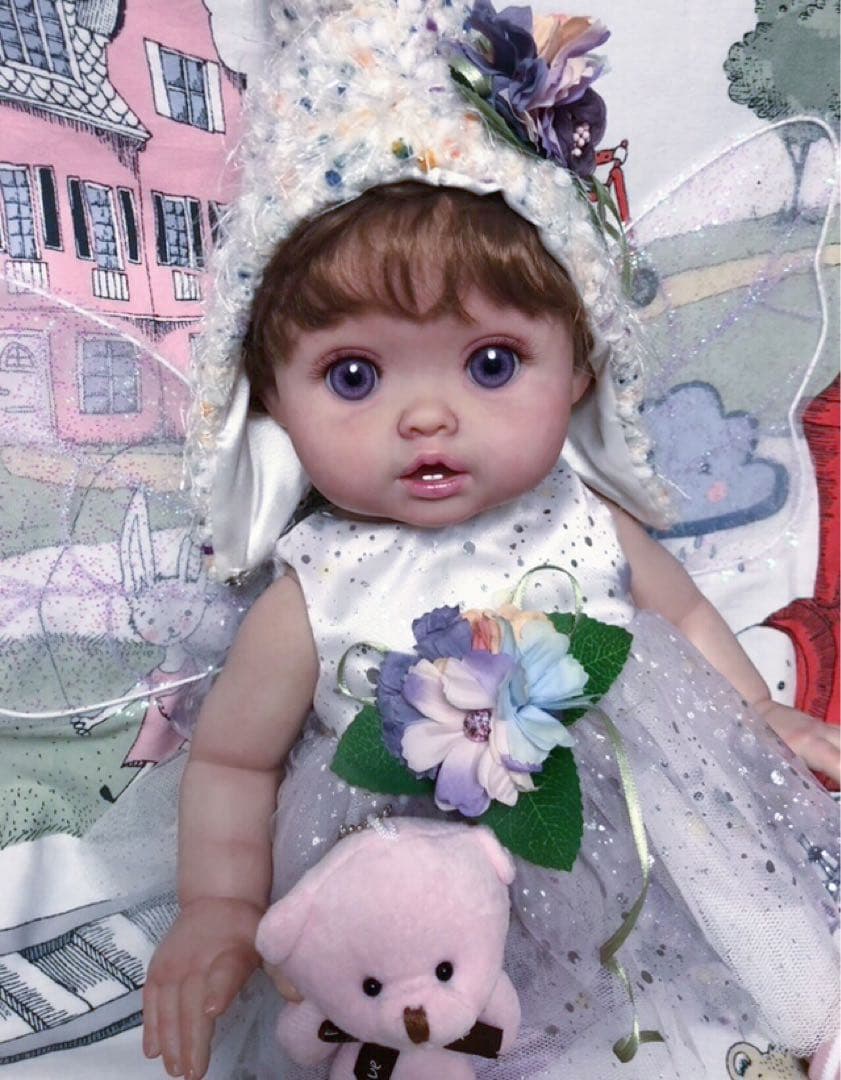 リペイント　フルビニール　天使ちゃん☆ リボーンドール