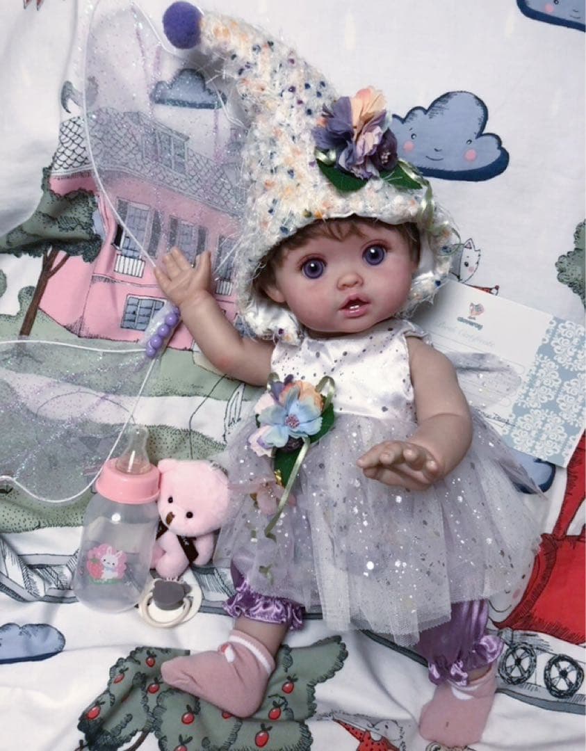 リペイント　フルビニール　天使ちゃん☆ リボーンドール