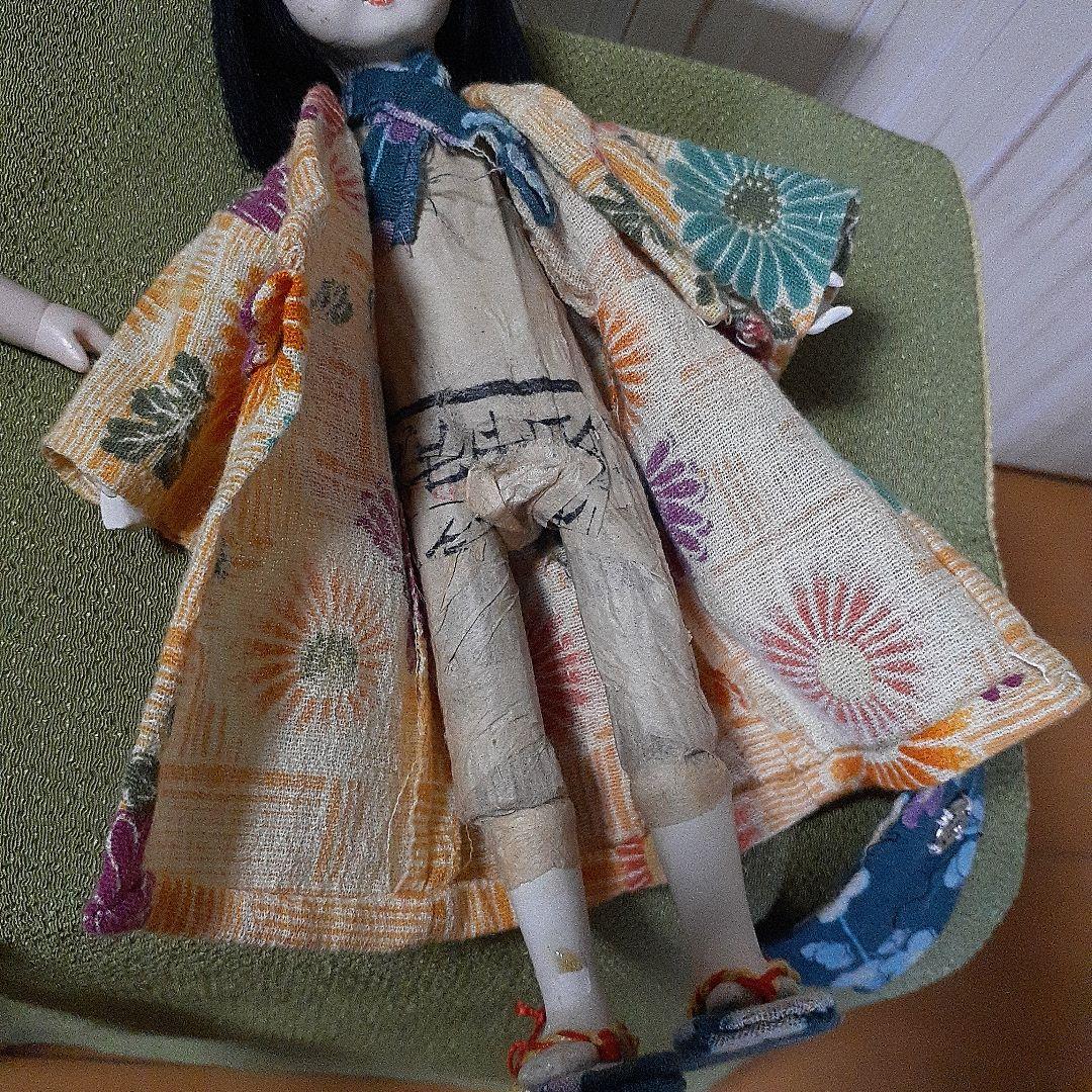 市松人形、お坊ちゃんと、村娘