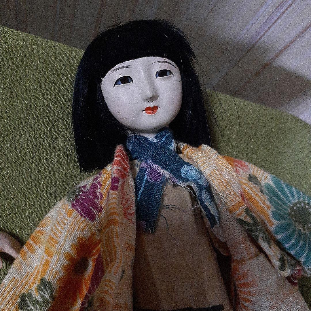 市松人形、お坊ちゃんと、村娘