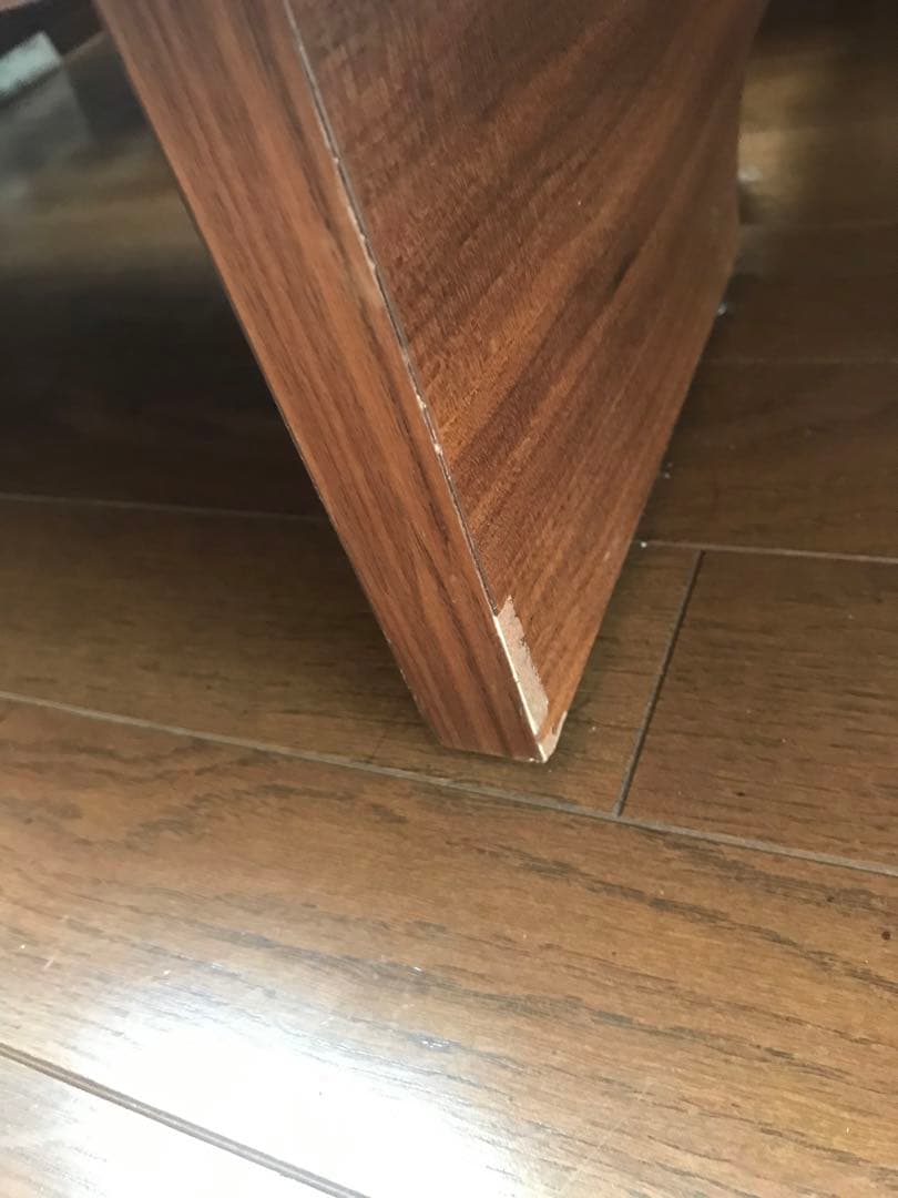 ベッドフレーム　ウォールナット　セミダブル