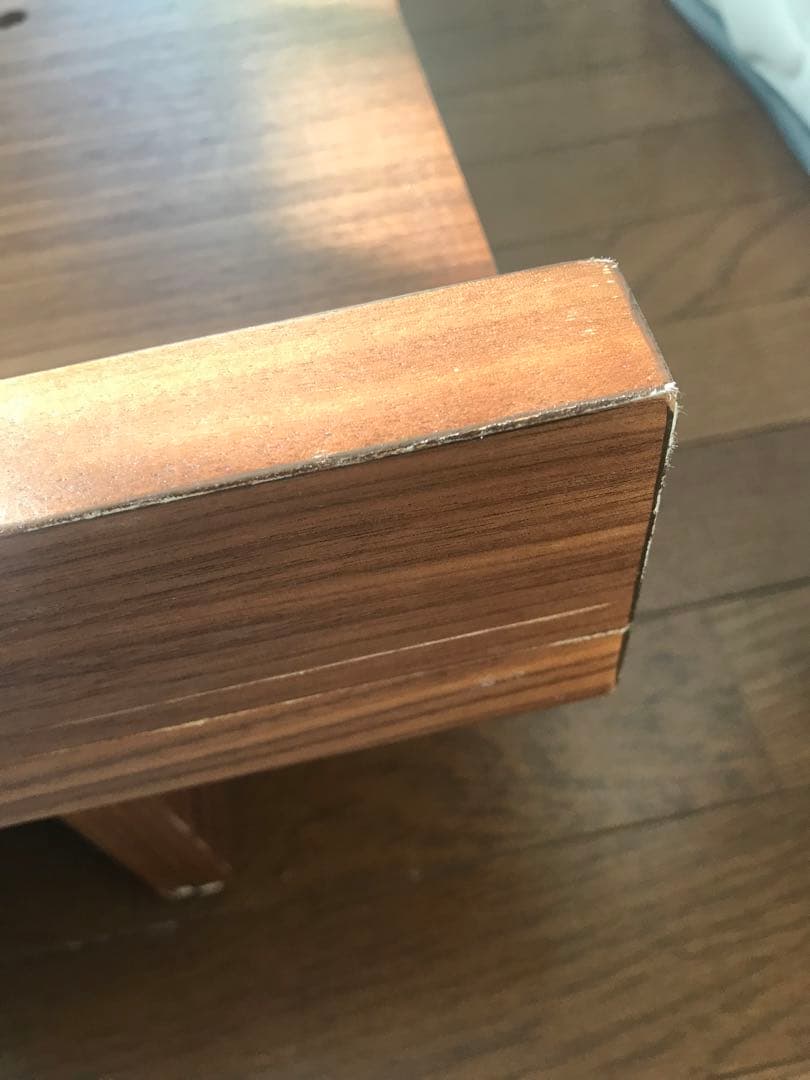 ベッドフレーム　ウォールナット　セミダブル