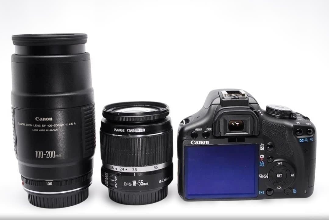 初心者オススメ✨Canon EOS Kiss X3✨Wレンズセット✨一眼レフ