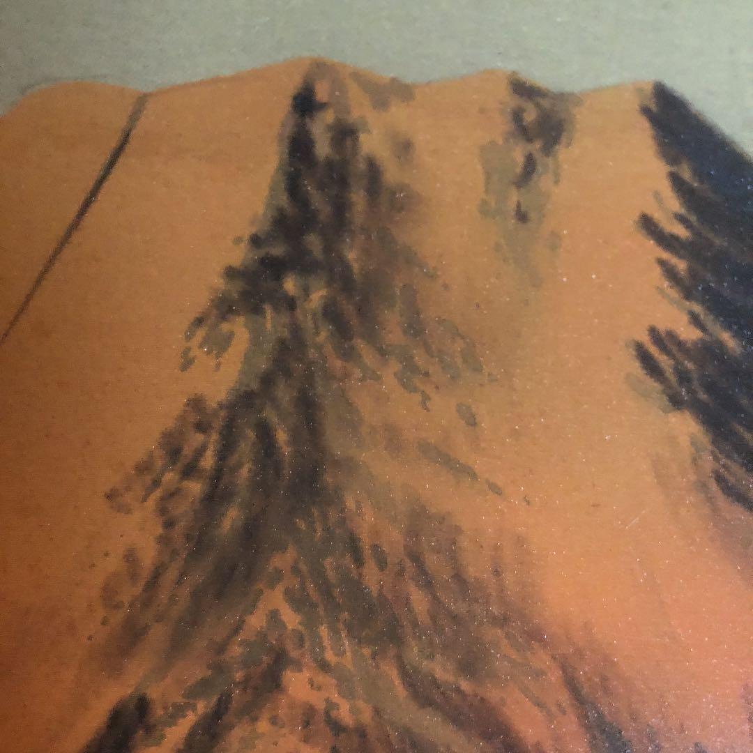絵画 赤富士（梅月）