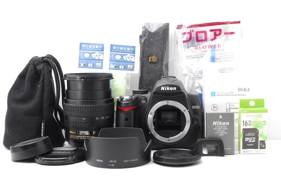 【使用感少美品】Nikon D5000　スマホ転送　自撮り　動画　バリアングル
