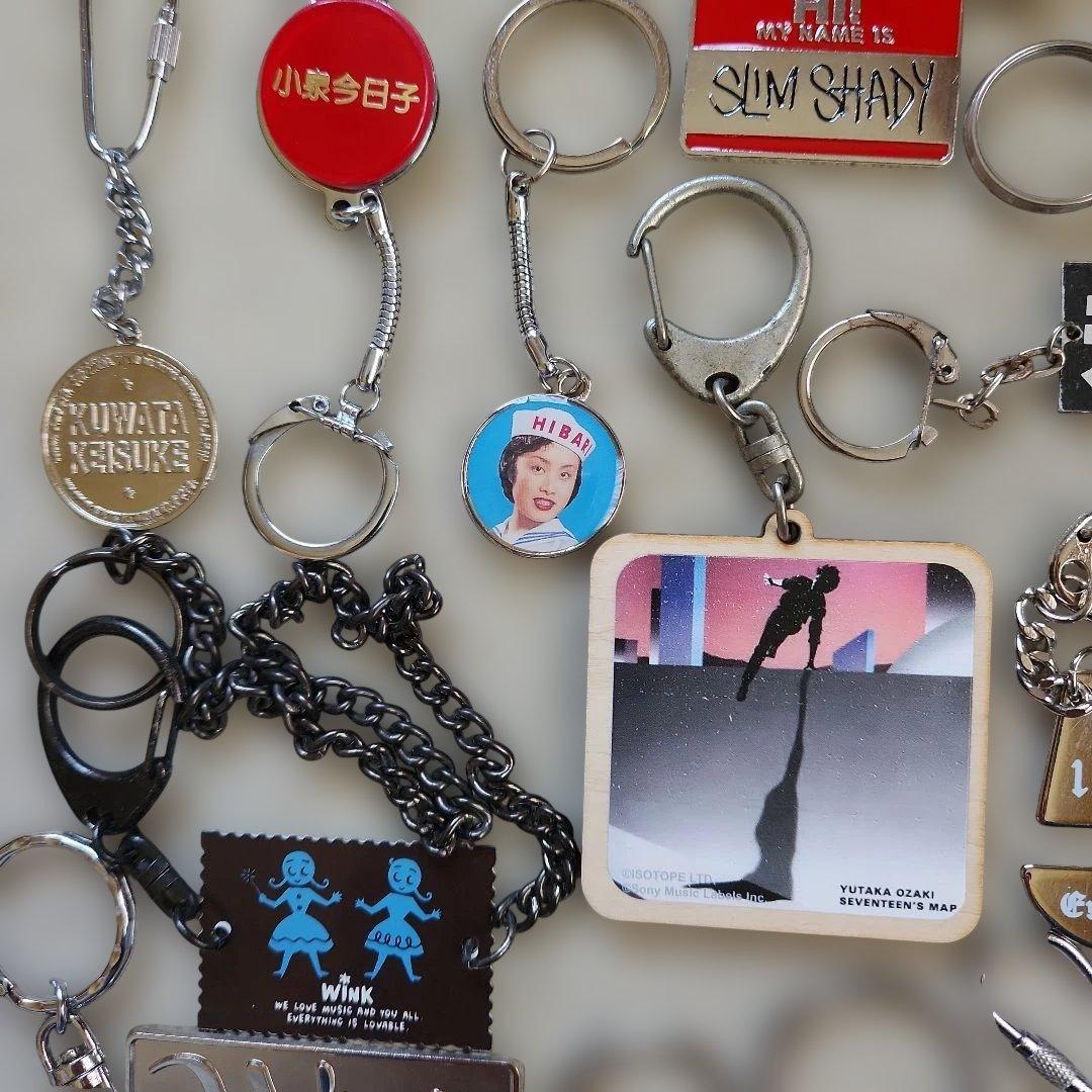 アイドル ミュージシャン キーホルダー レトロ 34点
