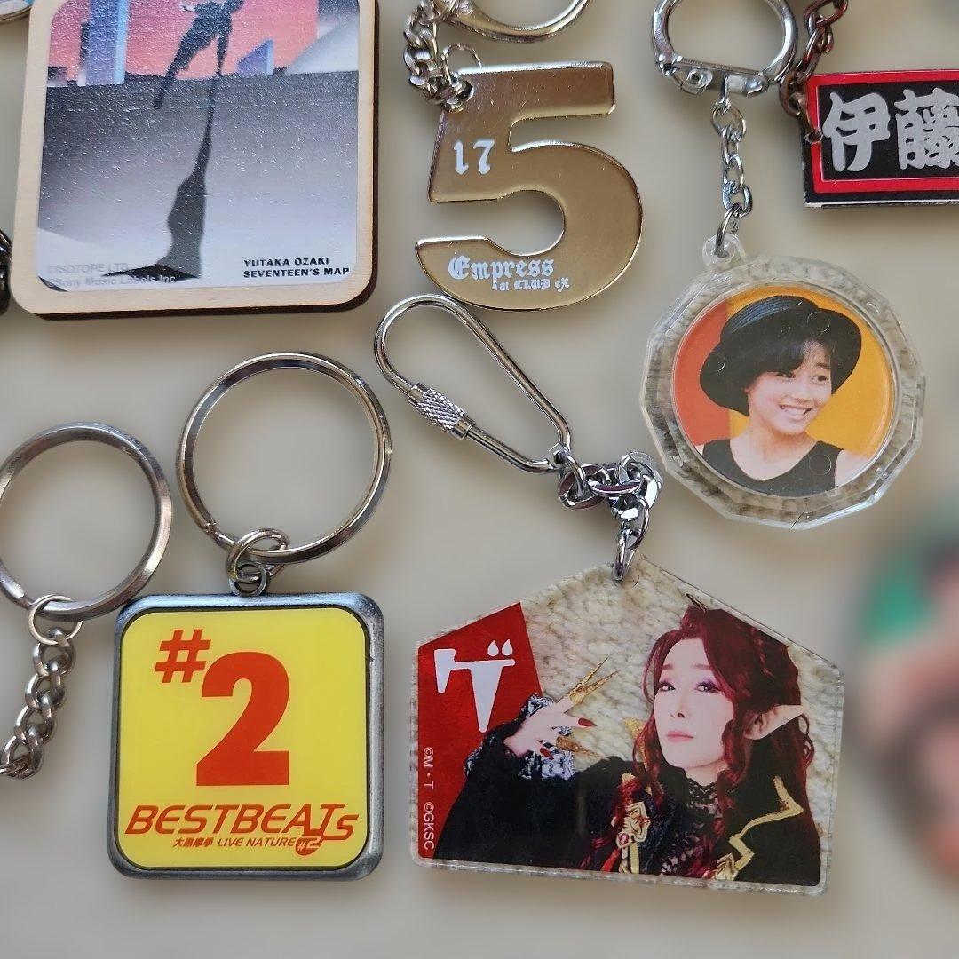 アイドル ミュージシャン キーホルダー レトロ 34点