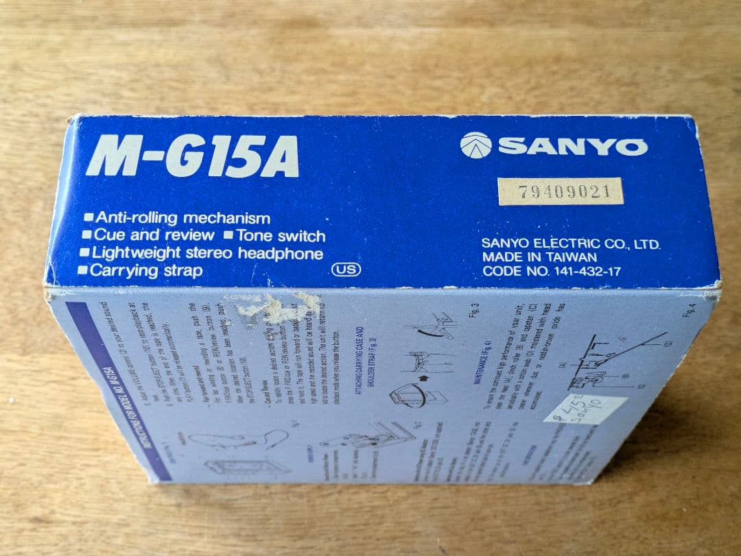 美品 Sanyo ポータブルカセットプレーヤー Sportster M-G15A