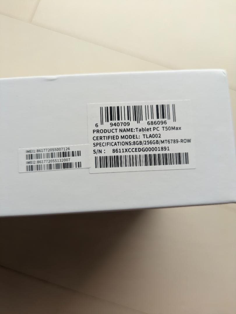 【新品未使用】Teclast T50Max 11インチタブHelio G99