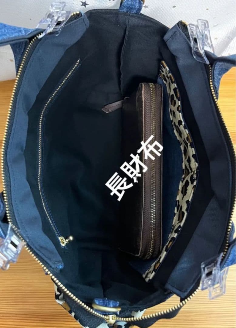 デニムリメイクバッグ（M）No.915☆ハンドバッグ　ショルダーバッグにも！