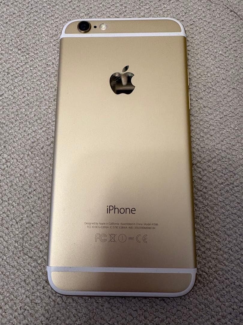 Apple iPhone 6ゴールド