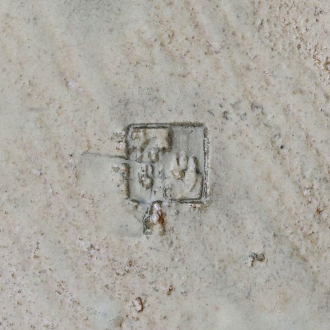 白梅花図 特大 大鉢 直径48.5㎝ 共箱 水盤 飾鉢 作家物 古美術 骨董品