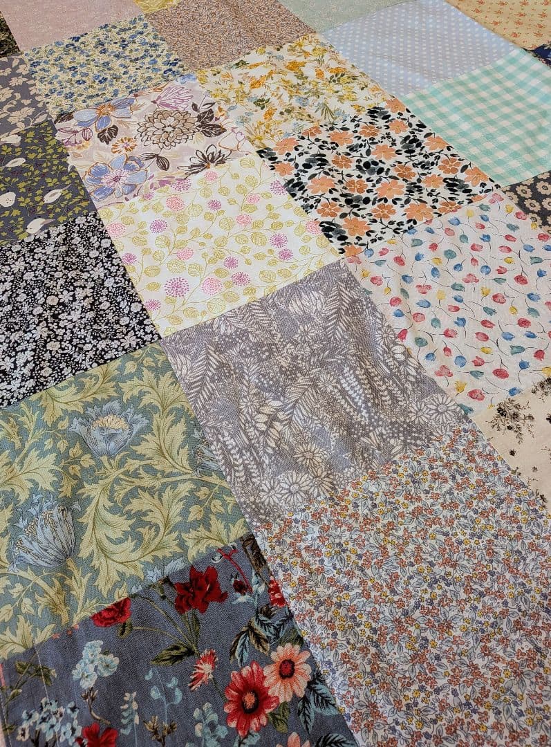 パッチワークマルチカバー　特大　ハンドメイド
