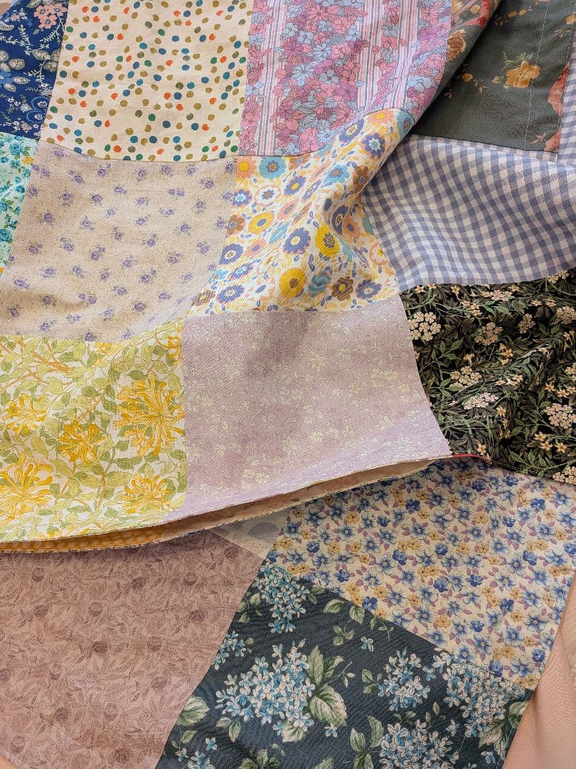 パッチワークマルチカバー　特大　ハンドメイド