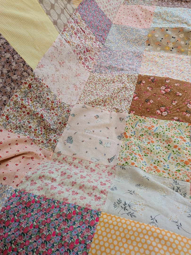 パッチワークマルチカバー　特大　ハンドメイド