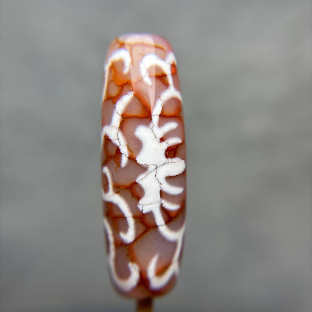 血系龍紋　如意蓮花天珠　1-75