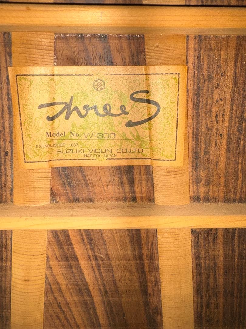 ThreeS 名古屋スズキバイオリン　W-300 アコースティックギター