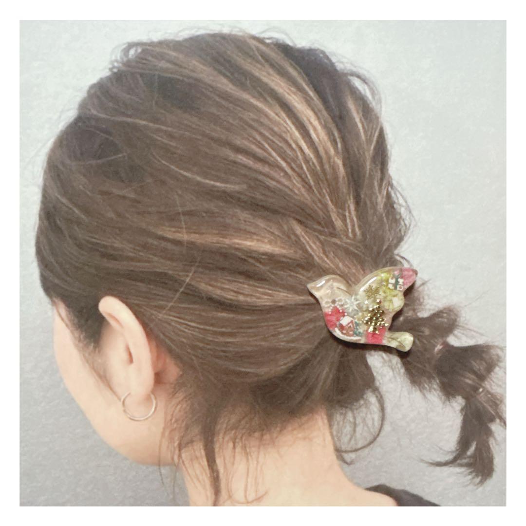 No 967❣️可愛い賑やかクリスマスレジンヘアゴム❣️٩(๑❛ᴗ❛๑)۶❣️