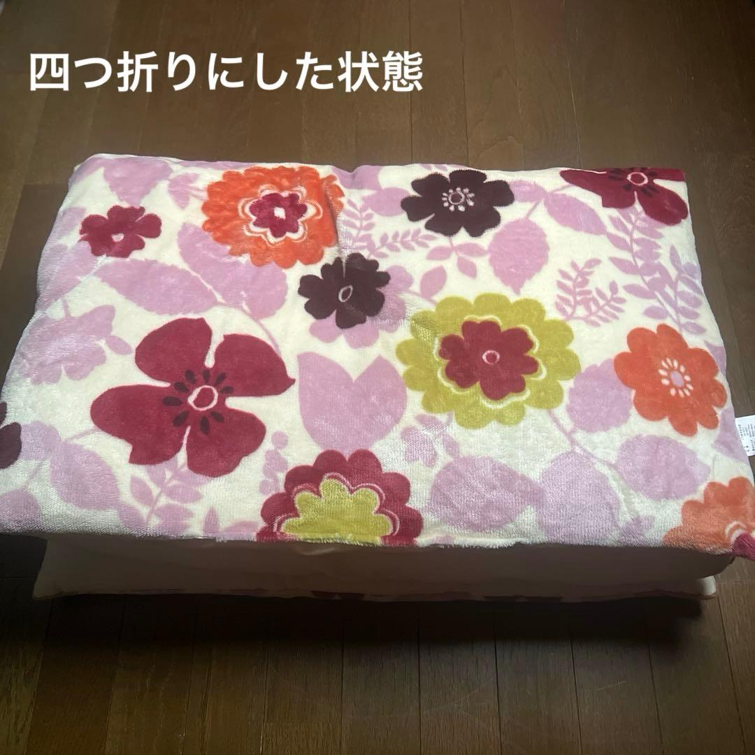 まなまな　ごろ寝長座布団2枚　添い寝敷布団　モリリン　花柄　レトロポップ柄