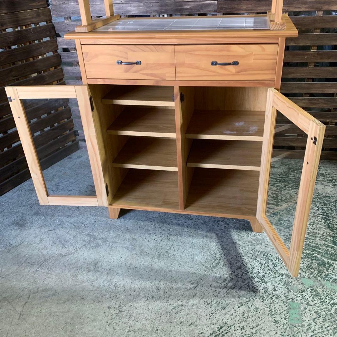 J543 MOMO NATURAL モモナチュラル LAND 食器棚