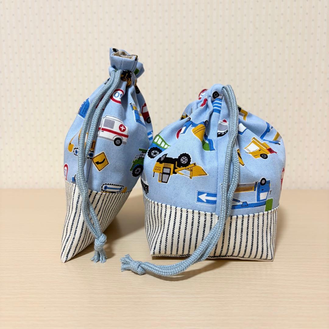 042.入園入学5点セット／裏地付きで丈夫☆