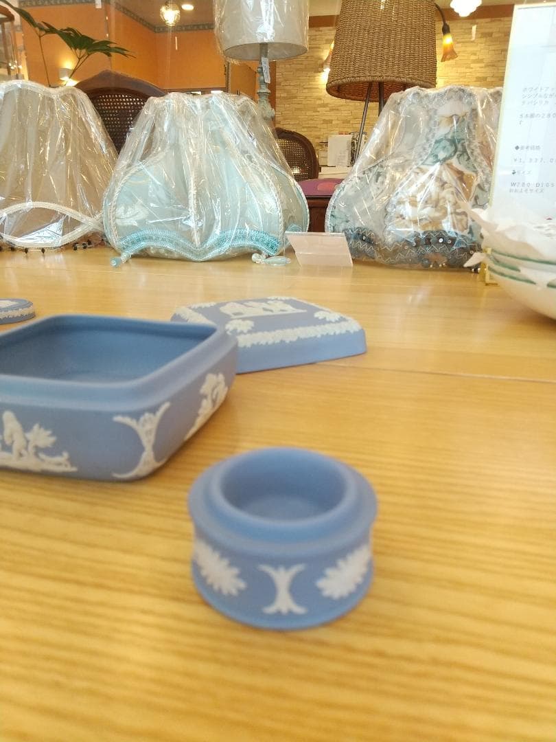 ■美品■ ジャスパー　蓋つき小物入れ　3セット