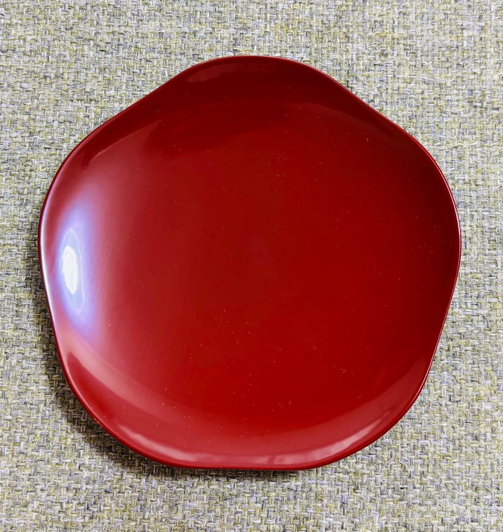 【新品・未使用品 】古澤漆器 五寸梅銘名皿　漆塗り 漆器 5枚セット
