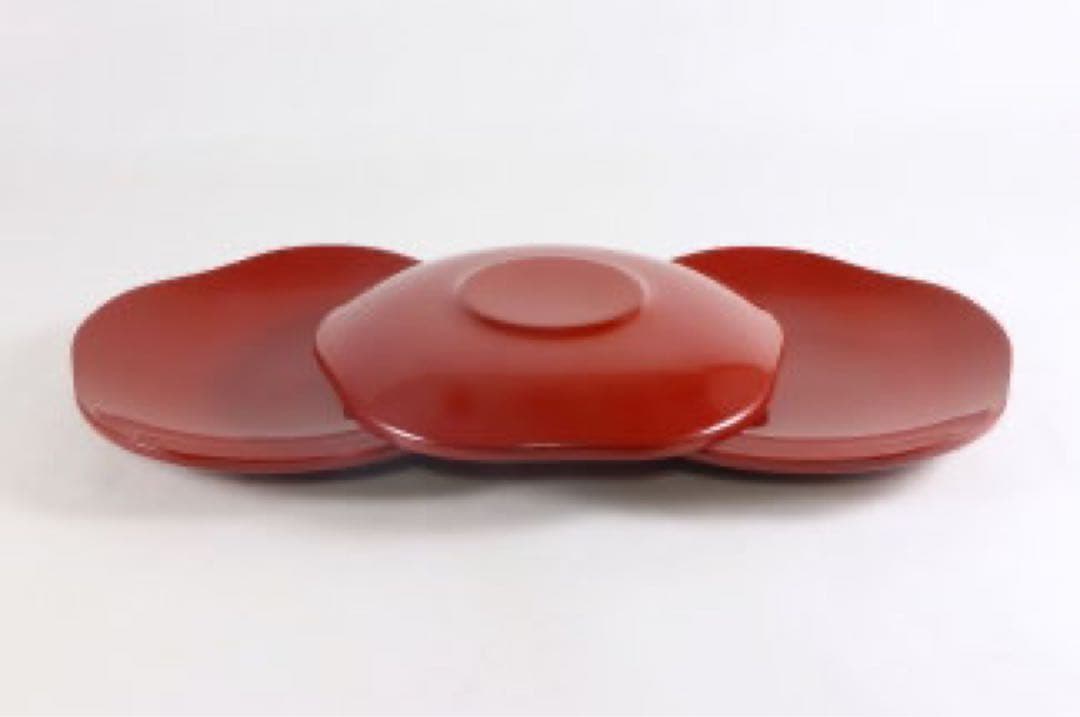 【新品・未使用品 】古澤漆器 五寸梅銘名皿　漆塗り 漆器 5枚セット