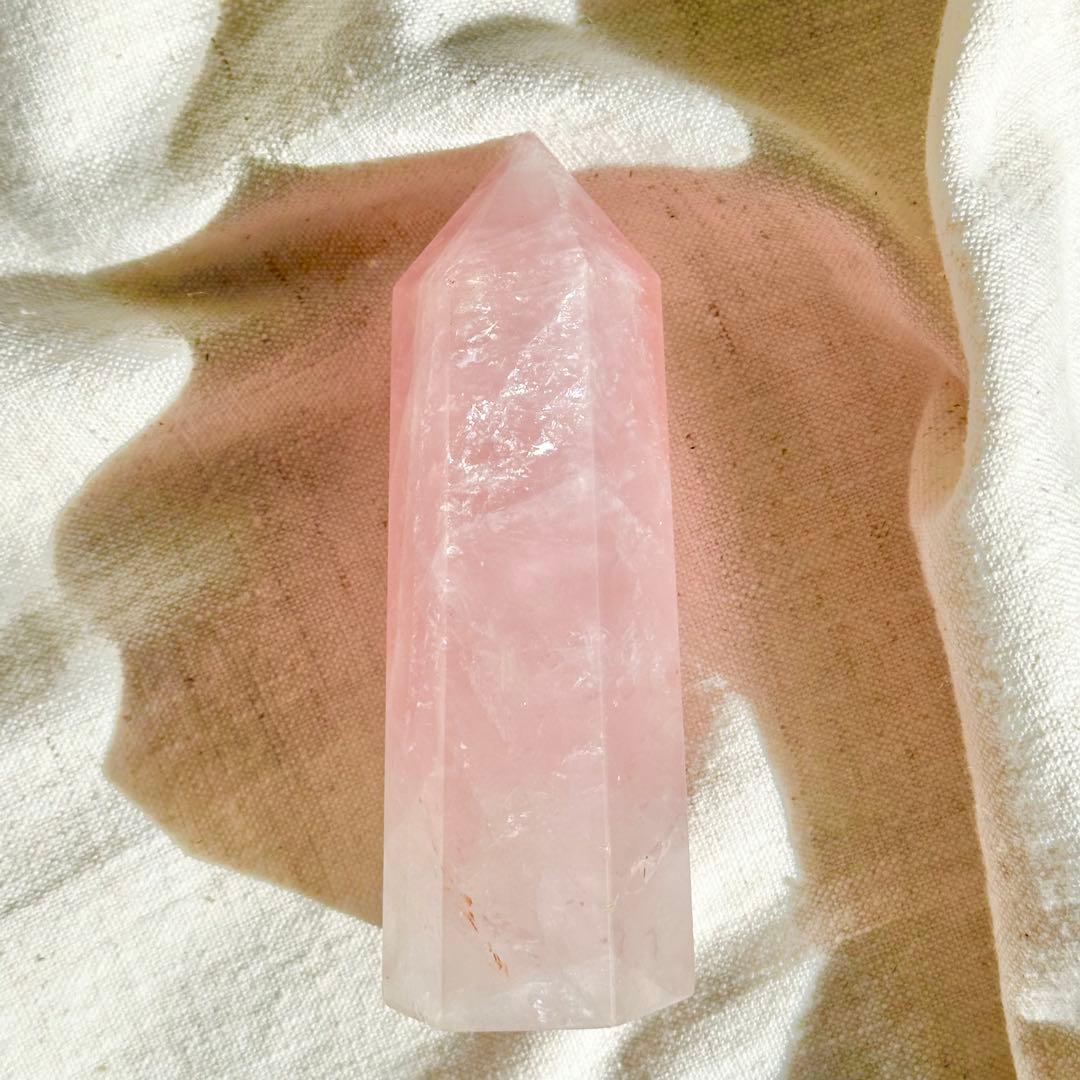 【ローズ クォーツ】 タワー ROSE QUARTZ Tower ポイント