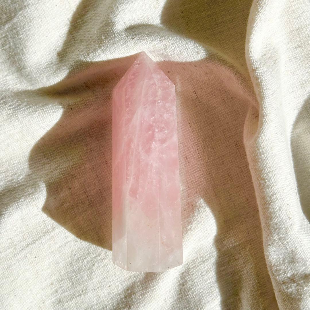 【ローズ クォーツ】 タワー ROSE QUARTZ Tower ポイント