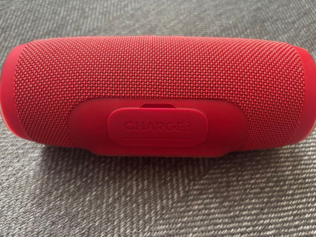 美品　JBL charge3 レッド ワイヤレス　充電コード2本付き