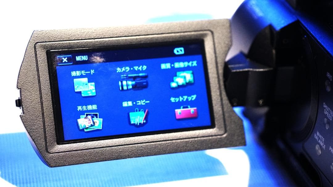 ソニー SONY NEX-VG30 本体 [美品] 新品バッテリー２個付き