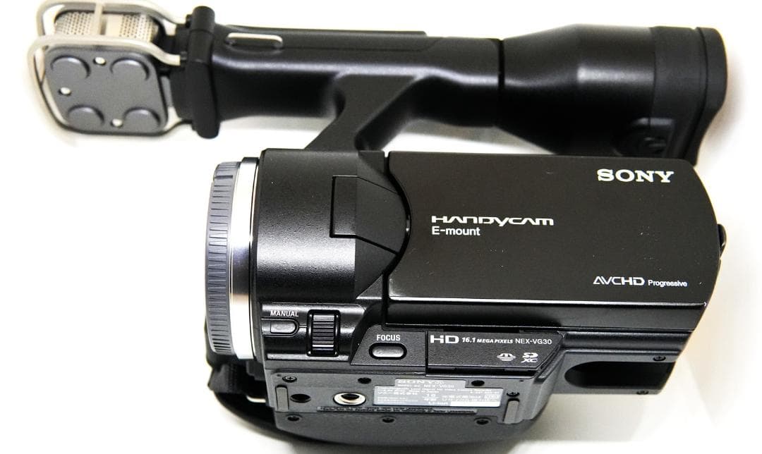 ソニー SONY NEX-VG30 本体 [美品] 新品バッテリー２個付き